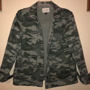 Denim camo jacket
